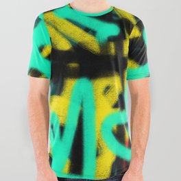 Abstract expressionist Art. Abstract Painting 1. All Over Graphic Tee