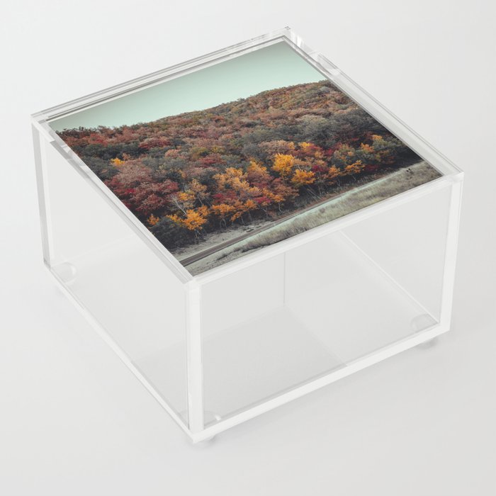 Fall Colors - Dark Theme Acrylic Box