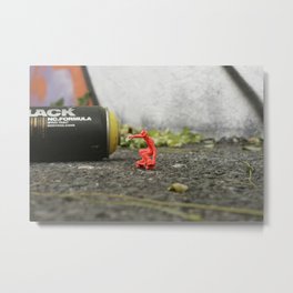 DIKKI - StreetPark series one Metal Print | Funny, Landscape, Photo, People 
