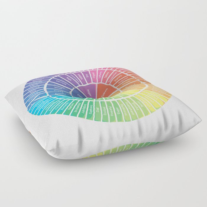 Buy from the Artist: Emotion Sensation Wheel Pillow for Home or Therapy  Office 