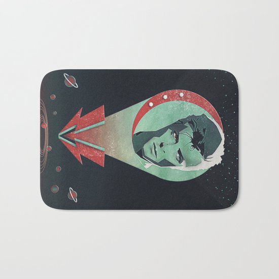 Far Above the Moon Bath Mat