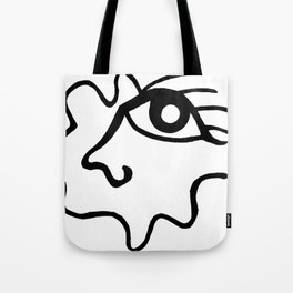 Space Face  Tote Bag