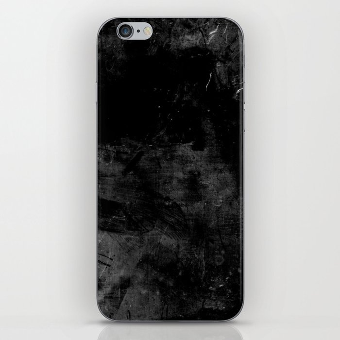Black as coal iPhone Skin