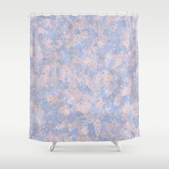 Rose Quartz and Serenity Blue 4644 Shower Curtain