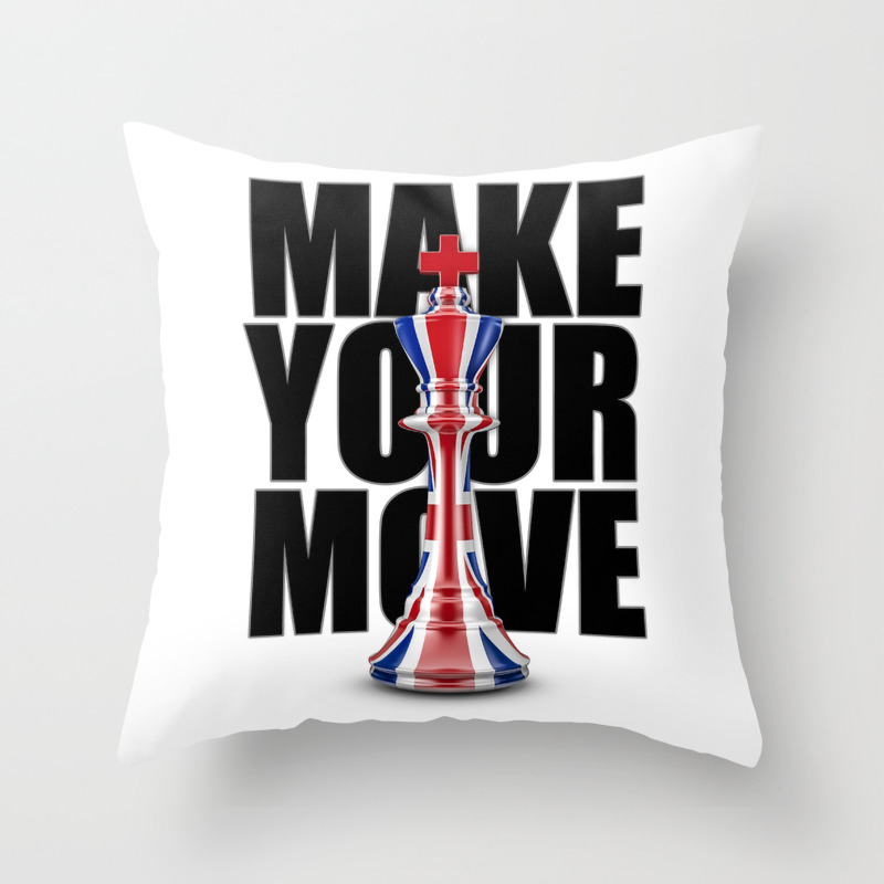 Make Your Move Uk 3d Render Of Chess King With British Flag