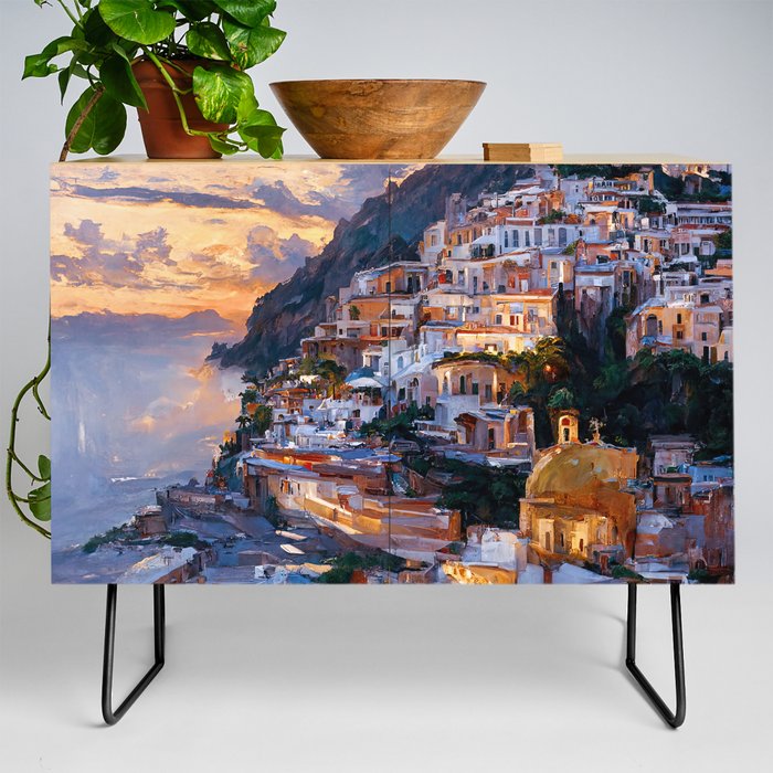 Panoramas of Italy, Positano Credenza