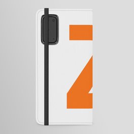 Letter Z (Orange & White) Android Wallet Case