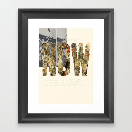 NOW! Framed Art Print