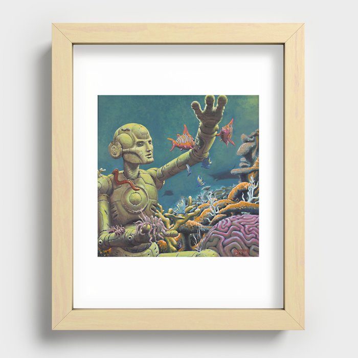 The Visitor Recessed Framed Print