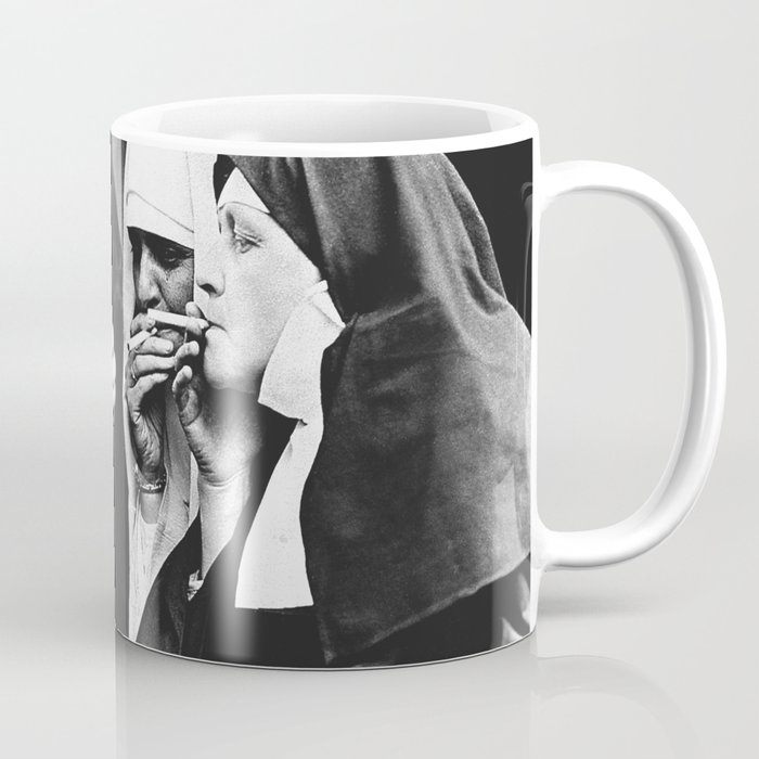Smoking Nuns Coffee Mug