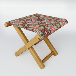 Pattern with Passionflowers Folding Stool