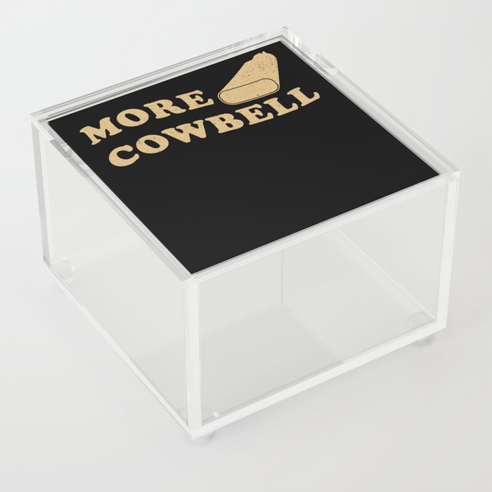 Cowbell Music Musician Gift Acrylic Box