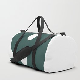 9 (Dark Green & White Number) Duffle Bag