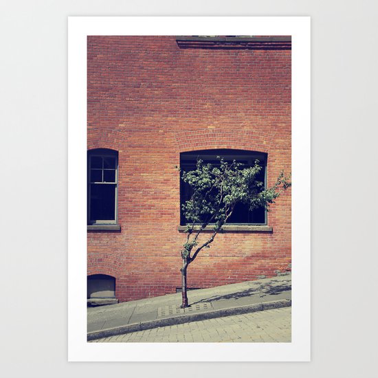 Tree on a Hill Art Print