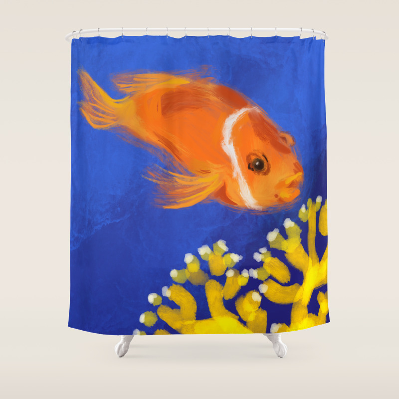 Clownfish Shower Curtain By Madelinekohm Society6