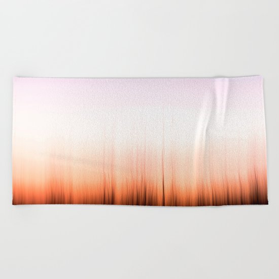 Sunset Flames Beach Towel