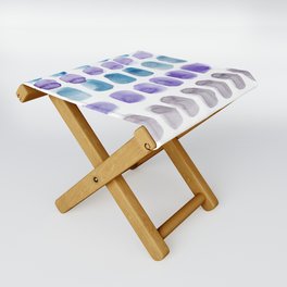 18  Minimalist Art 220419 Abstract Expressionism Watercolor Painting Valourine Design  Folding Stool