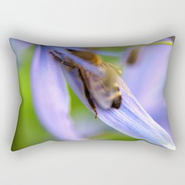 Bee In Flight Rectangular Pillow