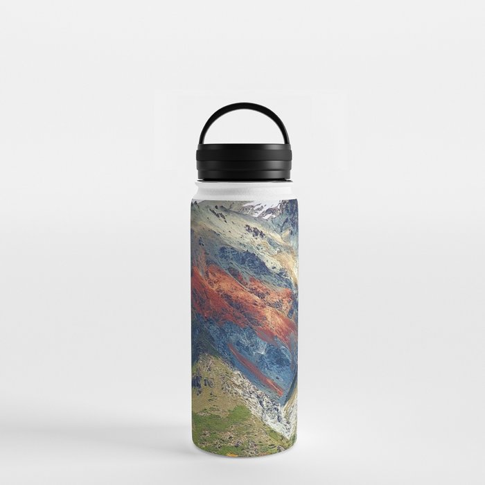Argentina Photography - The Argentine Alpine Forest Under The Blue Sky Water Bottle