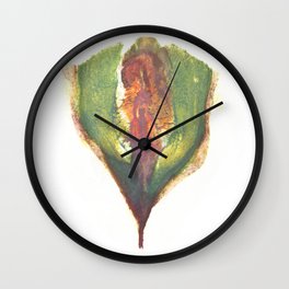 Hazel Sage's Yoni Print Wall Clock