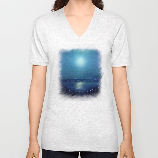 I'll Be Your Moon Unisex V-Neck