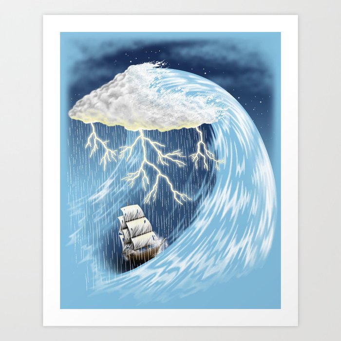 Perfect Storm Art Print
