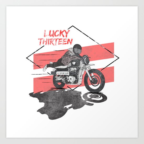 Lucky Thirteen Art Print