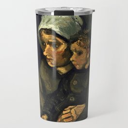  Peasant Woman with Child on her Lap, 1885 by Vincent van Gogh Travel Mug