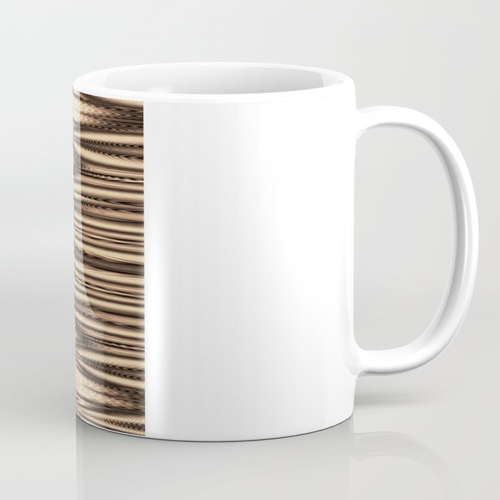 SepiaGold Fractal Coffee Mug