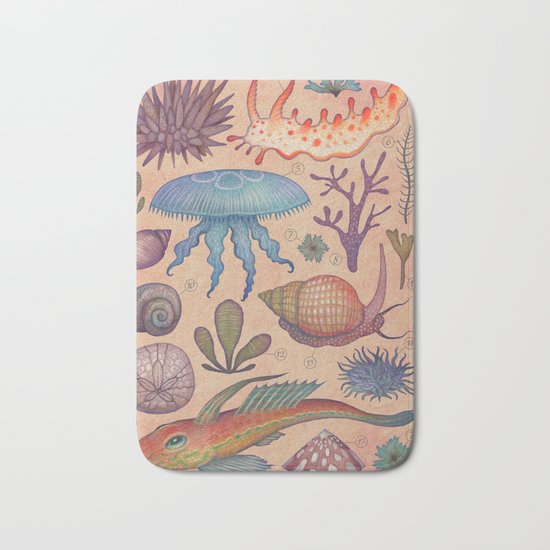 Aequoreus vita II / Marine life II Bath Mat
