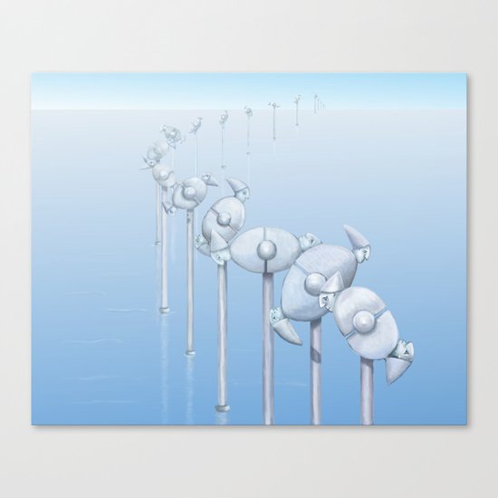 The Alternative Wind Farm Canvas Print