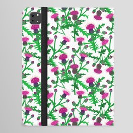 Violet Thistle iPad Folio Case