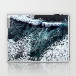 Dark Blue Sea Waves  Laptop Skin