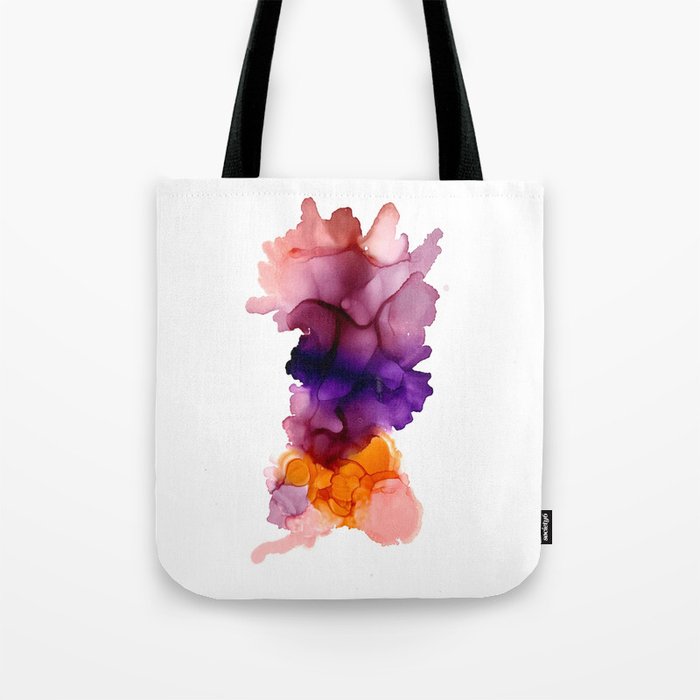 Imploding or exploding? (alcohol ink) Tote Bag