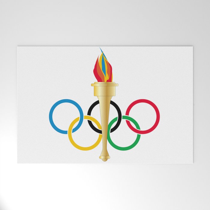 Olympic Rings Welcome Mat
