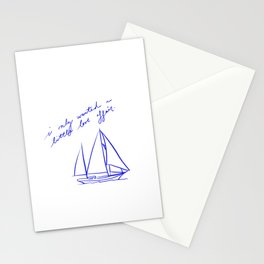 Mamma Mia Sailboat Stationery Cards
