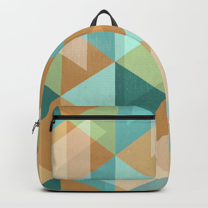 Geometric design backpack sale