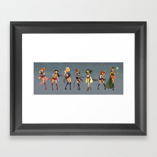 Sailors Assemble! Framed Art Print