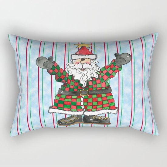 Santa Rectangular Pillow