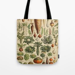 Vegetable Chart Tote Bag
