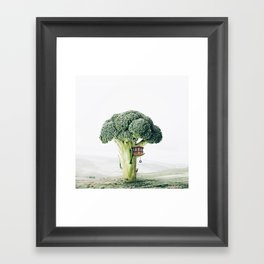 Broccoli House Framed Art Print