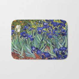 Irises by Vincent van Gogh Bath Mat