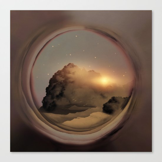 Full Circle Portal I Canvas Print