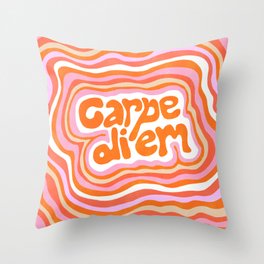 carpe diem Throw Pillow