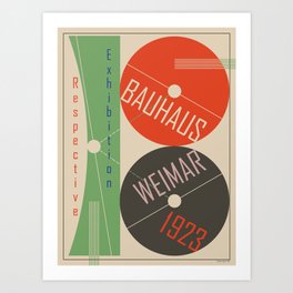 Bauhaus Exhibition Poster V Art Print