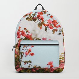 Sail To The Sun Backpack | Flowers, Bougainvillea, Leaves, California, Venice, Venicebeach, Losangeles, Plants, Pinkflowers, Floral 