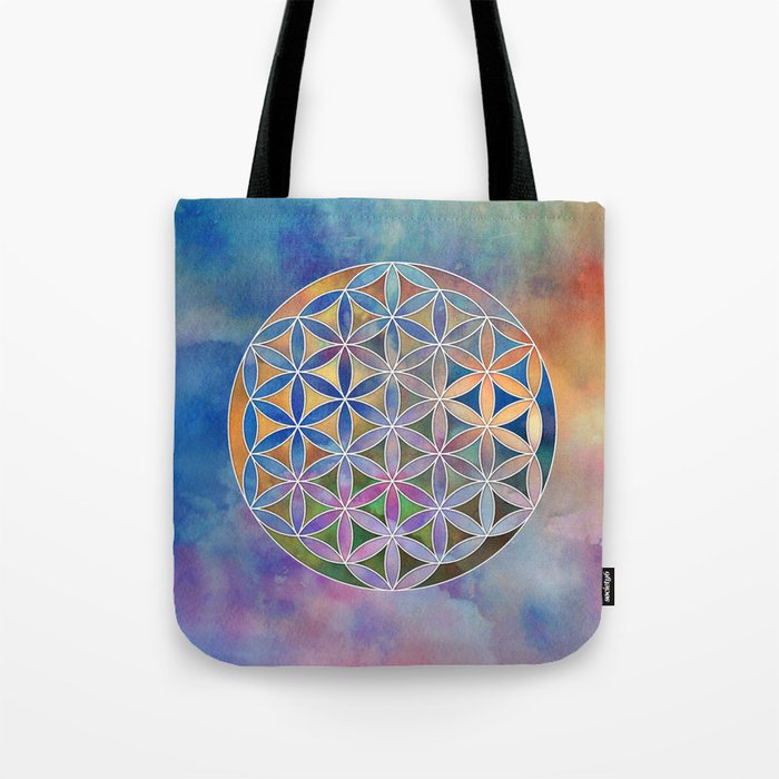 The Flower of Life in the Sky Tote Bag