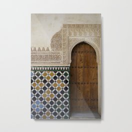 Alhambra Door Metal Print | Colour, Spain, Color, Door, Tiles, Photo, Doorway, Granadaspain, Design, Palace 