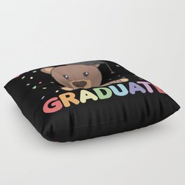 Kids Kindergarten Graduate Bear Graduation Floor Pillow