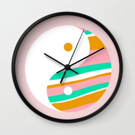 yin & yang Wall Clock